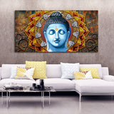 Serene Glow – Lord Gautam Buddha Canvas Wall Painting | Decor Smart