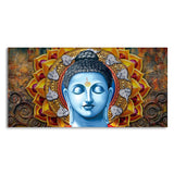 Serene Glow – Lord Gautam Buddha Canvas Wall Painting | Decor Smart