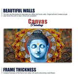 Serene Glow – Lord Gautam Buddha Canvas Wall Painting | Decor Smart