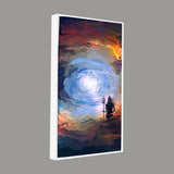 Lord Mahadev in Dramatic Sky Canvas Wall Painting - Decor Smart