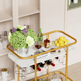 Metal Bar Cart - Decor Smart