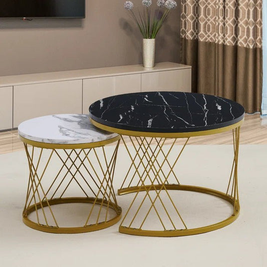Modern Minimalist Stylish Nesting Coffee Table - Decor Smart