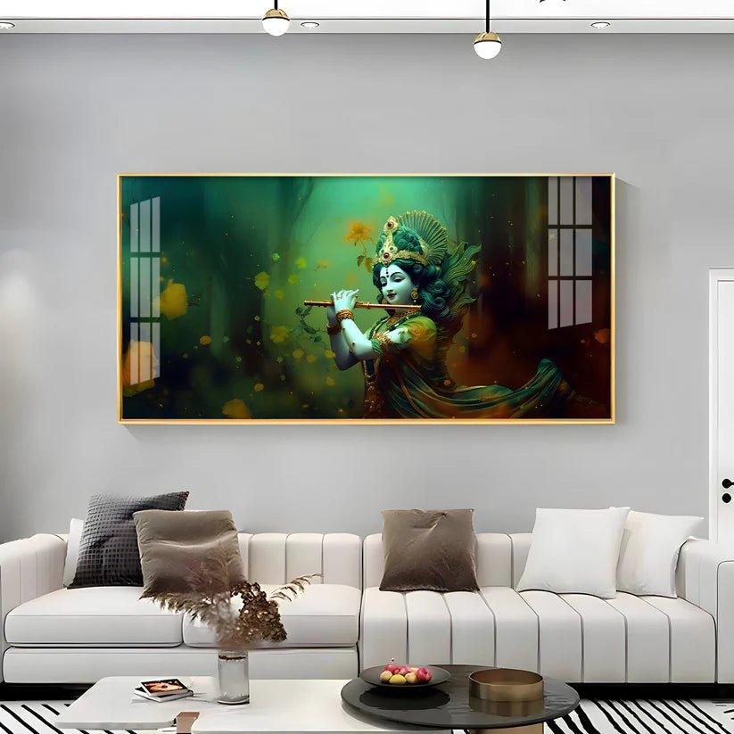 Murli Manohar Premium Acrylic Floating Wall Painting - Decor Smart