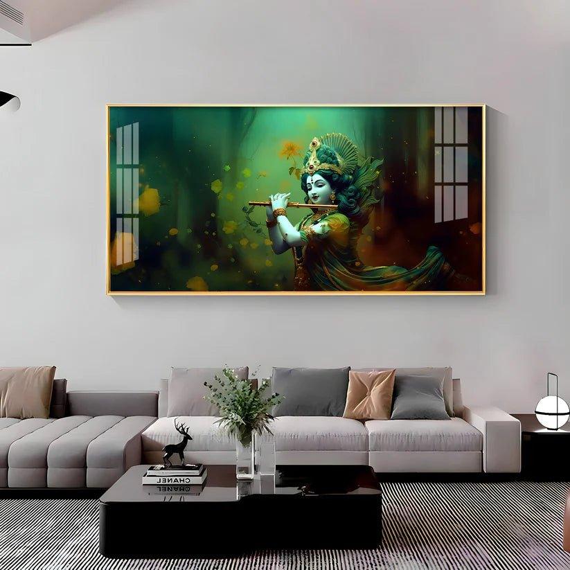 Murli Manohar Premium Acrylic Floating Wall Painting - Decor Smart