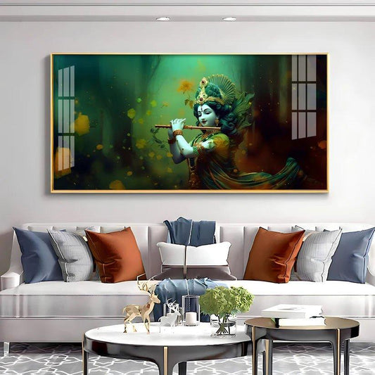 Murli Manohar Premium Acrylic Floating Wall Painting - Decor Smart
