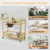 Narron Metal Bar Cart - Decor Smart