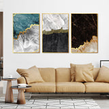 Paint Texture Decorative Floating Canvas Wall Painting Set of Three - Decor Smart