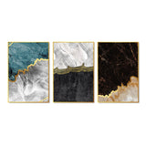 Paint Texture Decorative Floating Canvas Wall Painting Set of Three - Decor Smart