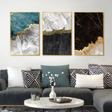 Paint Texture Decorative Floating Canvas Wall Painting Set of Three - Decor Smart
