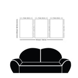 Paint Texture Decorative Floating Canvas Wall Painting Set of Three - Decor Smart