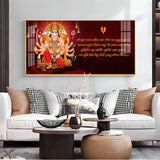 Panchmukhi Hanumanji Premium Acrylic Floating Wall Painting - Decor Smart
