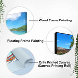 Perfect Beach with Palm Tree and Hammock Premium Canvas Wall Hanging - Decor Smart