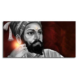 Portrait of Chhatrapati Shivaji Maharaj Wall Painting - Decor Smart