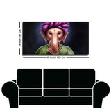Portrait of Lord Ganesha Canvas Wall Painting - Decor Smart