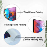 Premium Abstract Painting of Lord Radha Krishna - Decor Smart