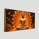 Premium Canvas Wall Painting of Meditating Lord Buddha - Decor Smart