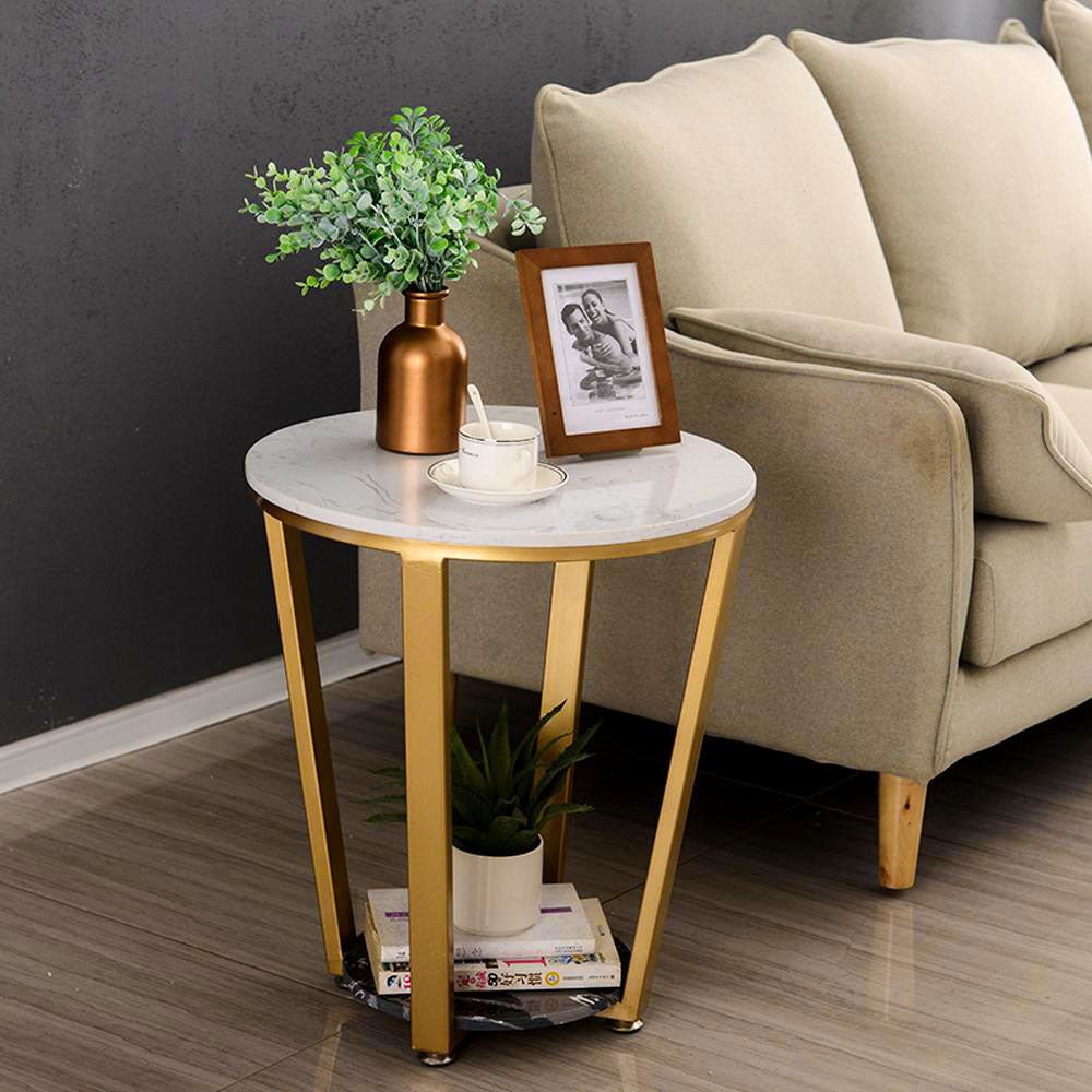 Premium Golden Tapered Coffee Table - Decor Smart