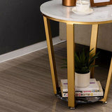 Premium Golden Tapered Coffee Table - Decor Smart