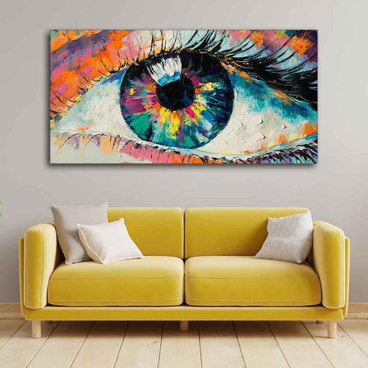 Premium Wall Painting of Conceptual Abstract Picture of the Eye - Decor Smart