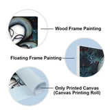 Radha Krishna Modern Grey Textured Canvas Wall Painting - Decor Smart