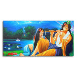 Radha Krishna Painting Canvas Big Wall Painting Wall Art - Decor Smart