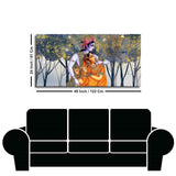 Radhe Krishna Canvas Wall Painting - Decor Smart