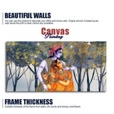 Radhe Krishna Canvas Wall Painting - Decor Smart