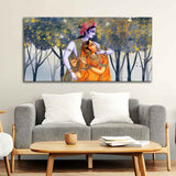Radhe Krishna Canvas Wall Painting - Decor Smart