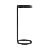 Ring Base Black Marble Designer Side Table - Decor Smart