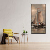 Sailing Boat on the Sea landscape Wall Painting - Decor Smart