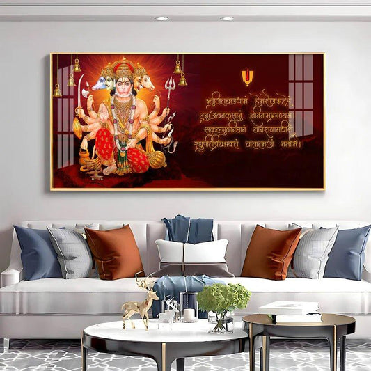 Sankat Mochan Premium Acrylic Floating Wall Painting - Decor Smart