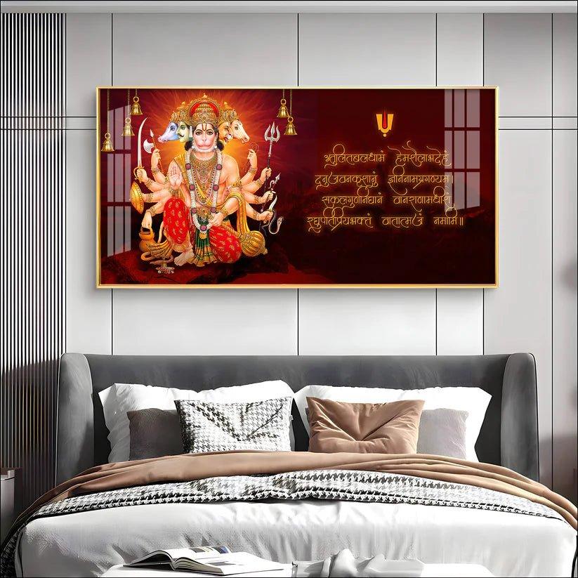 Sankat Mochan Premium Acrylic Floating Wall Painting - Decor Smart