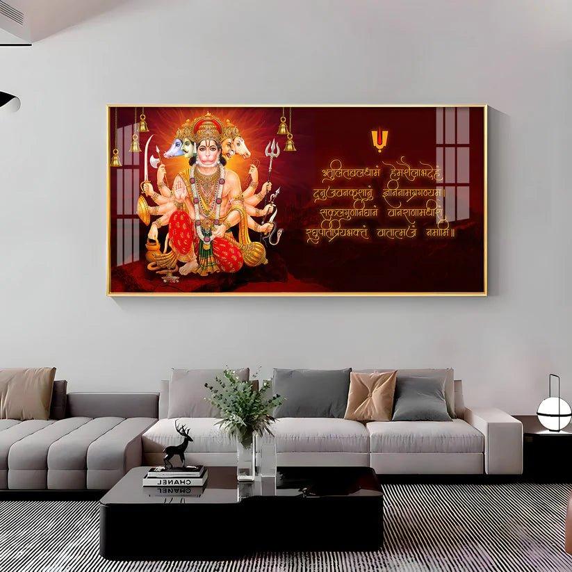 Sankat Mochan Premium Acrylic Floating Wall Painting - Decor Smart