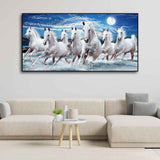 Seven Running Horses in Water – Dynamic Wall Art by Decor Smart