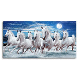 Seven Running Horses in Water – Dynamic Wall Art by Decor Smart
