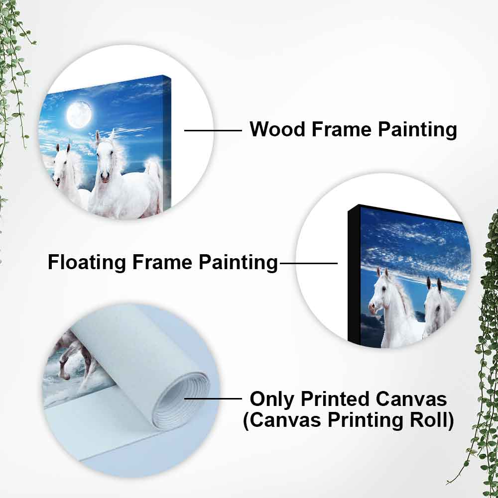 Seven Running Horses in Water – Dynamic Wall Art by Decor Smart