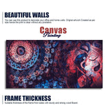 Shree Radha Krishna Ancient Indian Vedic Big Wall Painting Wall Art - Decor Smart