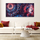 Shree Radha Krishna Ancient Indian Vedic Big Wall Painting Wall Art - Decor Smart