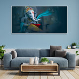 Shri Ganpati Ganesha Canvas Wall Painting - Decor Smart