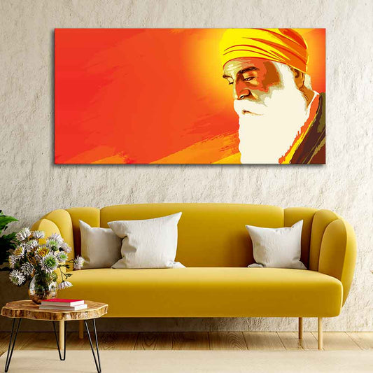 Shri Guru Nanak Dev Premium Wall Painting - Decor Smart