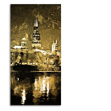 Skyline Night view Canvas Wall Painting - Decor Smart