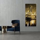 Skyline Night view Canvas Wall Painting - Decor Smart