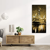 Skyline Night view Canvas Wall Painting - Decor Smart