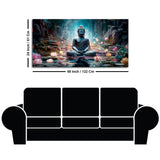 Spiritual Buddha Statue Premium Canvas Wall Painting - Decor Smart