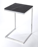 Square Black Marble Modern Designer Side Table - Decor Smart