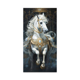 Stunning White Horse Premium Art Canvas Wall Painting - Decor Smart