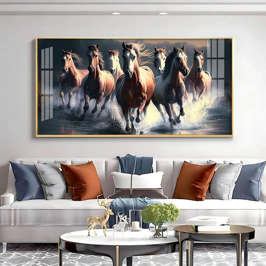 The Pride Run Premium Acrylic Floating Wall Painting - Decor Smart