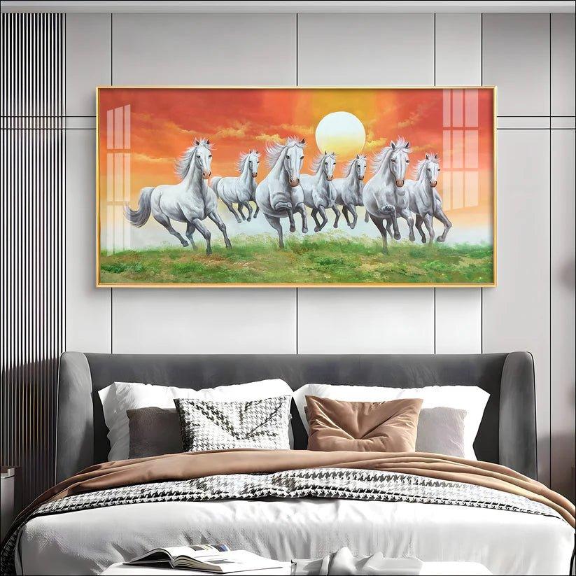 The Rising Sun Premium Acrylic Floating Wall Painting - Decor Smart