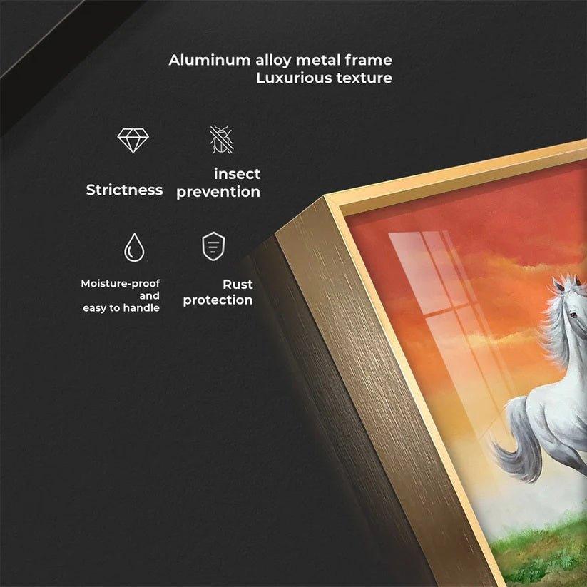 The Rising Sun Premium Acrylic Floating Wall Painting - Decor Smart