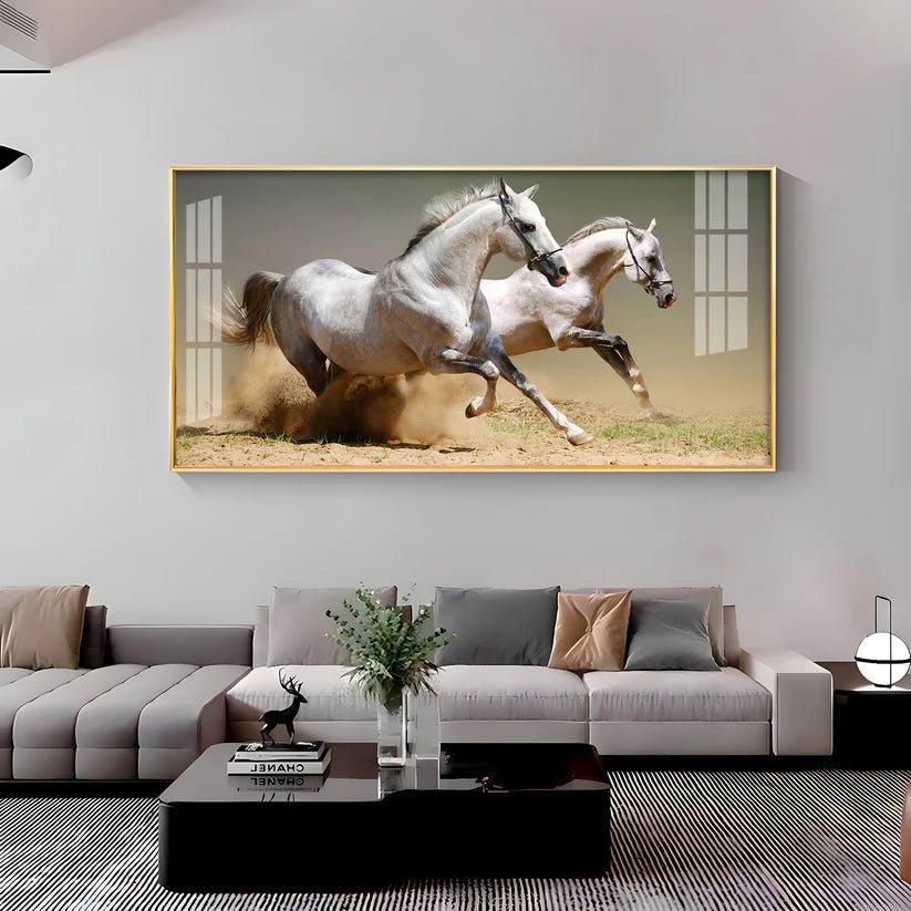 The Victory Run Premium Acrylic Floating Wall Painting - Decor Smart